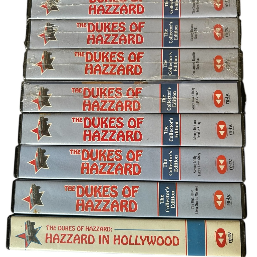 The Dukes of Hazzard VHS Collection (collectors edition Columbia House)